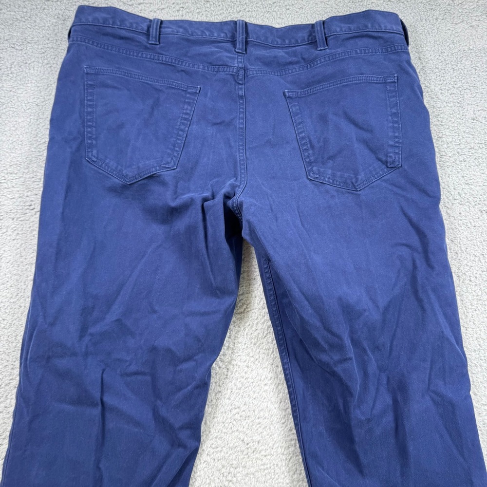 Banana Republic Traveler Slim Fit Blue Chinos‎ Pants Mens 40x33 Cotton Blend - Picture 10 of 11
